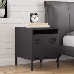 VidaXL 851245 Table de nuit et table de chevet Noir