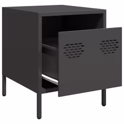 VidaXL 851245 Table de nuit et table de chevet Noir - Vue supplémentaire 4