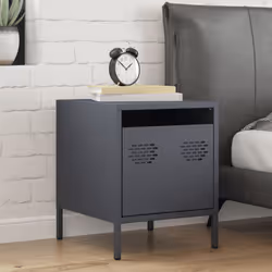 VidaXL 851248 Table de nuit et table de chevet Anthracite
