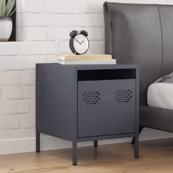 VidaXL 851249 Table de nuit et table de chevet Anthracite