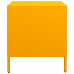 VidaXL 851250 Table de nuit et table de chevet Jaune - Vue supplémentaire 6
