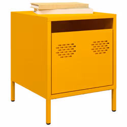 VidaXL 851251 Table de nuit et table de chevet Jaune