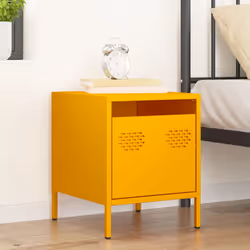 VidaXL 851251 Table de nuit et table de chevet Jaune