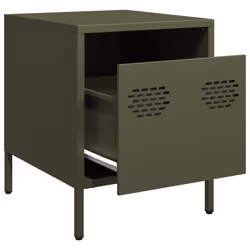VidaXL 851252 Table de nuit et table de chevet Olive - Vue supplémentaire 4