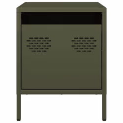 VidaXL 851252 Table de nuit et table de chevet Olive - Vue supplémentaire 5