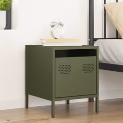 VidaXL 851253 Table de nuit et table de chevet Olive