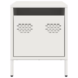 VidaXL 851254 Table de nuit et table de chevet Blanc - Vue supplémentaire 5