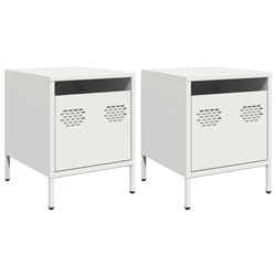 VidaXL 851255 Table de nuit et table de chevet Blanc