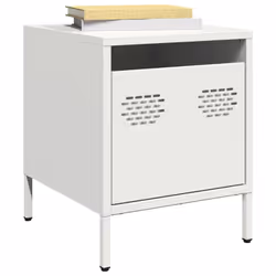 VidaXL 851255 Table de nuit et table de chevet Blanc