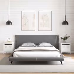 VidaXL 851255 Table de nuit et table de chevet Blanc