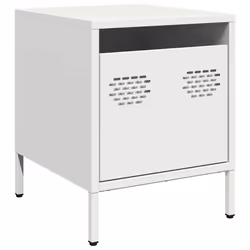 VidaXL 851255 Table de nuit et table de chevet Blanc - Vue supplémentaire 6