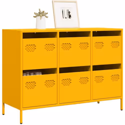Ce buffet haut classique est conçu pour être un ajout décoratif et pratique à votre maison et à votre bureau. Structure robus ...