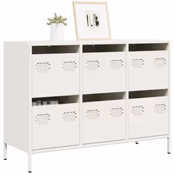 Ce buffet haut classique est conçu pour être un ajout décoratif et pratique à votre maison et à votre bureau. Structure robus ...