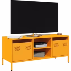 Ce meuble TV robuste de style industriel constitue un supplément intemporel à votre salon ou à votre chambre à coucher. Matér ...