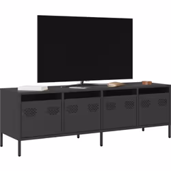 Ce meuble TV robuste de style industriel constitue un supplément intemporel à votre salon ou à votre chambre à coucher. Matér ...