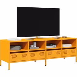 Ce meuble TV robuste de style industriel constitue un supplément intemporel à votre salon ou à votre chambre à coucher. Matér ...