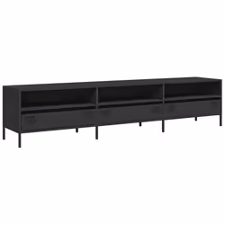 VidaXL 851346, Noir, Acier, Acier, 2020 mm, 390 mm, 435 mm