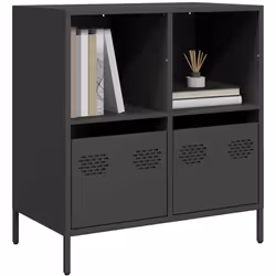 Ce buffet haut classique est conçu pour être un ajout décoratif et pratique à votre maison et à votre bureau. Structure robus ...