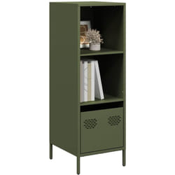Buffet vert olive 35x39x103,5 cm acier Vidaxl