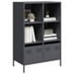 vidaXL Buffet haut anthracite 68x39x1035 cm acier armoire à livres armoire à livres moderne étagère à livres étagère et 851384