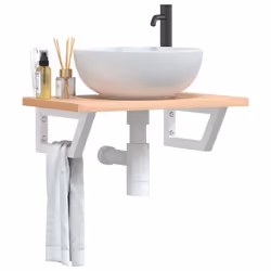 VidaXL 3302358 miroir de salle de bain et armoire de rangement pour évier