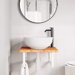 VidaXL 3302392 miroir de salle de bain et armoire de rangement pour évier - Vue supplémentaire 3