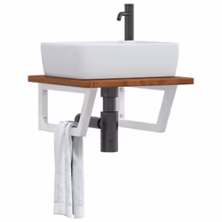 VidaXL 3302402 miroir de salle de bain et armoire de rangement pour évier