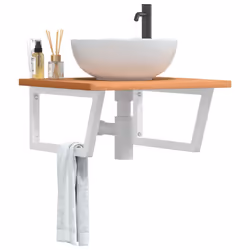 VidaXL 3302426 miroir de salle de bain et armoire de rangement pour évier