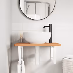 VidaXL 3302426 miroir de salle de bain et armoire de rangement pour évier