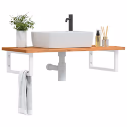 VidaXL 3302440 miroir de salle de bain et armoire de rangement pour évier - Vue supplémentaire 2