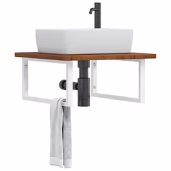 VidaXL 3302484 miroir de salle de bain et armoire de rangement pour évier