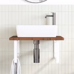 VidaXL 3302484 miroir de salle de bain et armoire de rangement pour évier