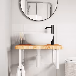 VidaXL 3302492 miroir de salle de bain et armoire de rangement pour évier