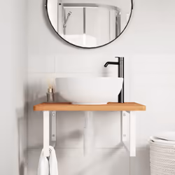 VidaXL 3302508 miroir de salle de bain et armoire de rangement pour évier