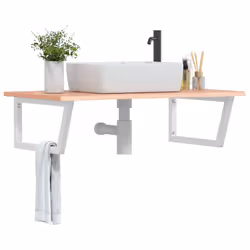 VidaXL 3302566 miroir de salle de bain et armoire de rangement pour évier