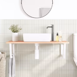 VidaXL 3302566 miroir de salle de bain et armoire de rangement pour évier