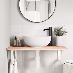 VidaXL 3302598 miroir de salle de bain et armoire de rangement pour évier