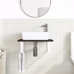 VidaXL 3302616 miroir de salle de bain et armoire de rangement pour évier - Vue supplémentaire 3