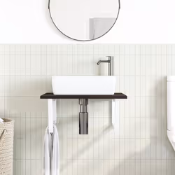 VidaXL 3302622 miroir de salle de bain et armoire de rangement pour évier