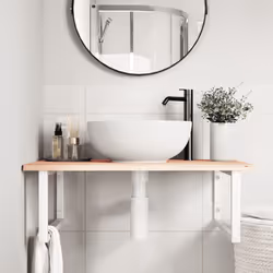 VidaXL 3302632 miroir de salle de bain et armoire de rangement pour évier