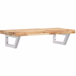 L'étagère murale pour vasque se fixe solidement au mur, offrant une solution élégante et peu encombrante pour votre salle de ...