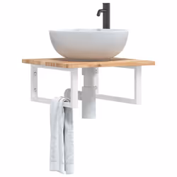 VidaXL 3302764 miroir de salle de bain et armoire de rangement pour évier - Vue supplémentaire 2