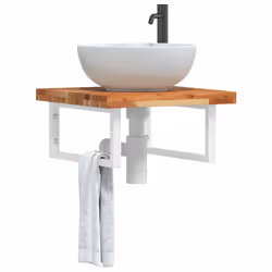 VidaXL 3302772 miroir de salle de bain et armoire de rangement pour évier - Vue supplémentaire 2
