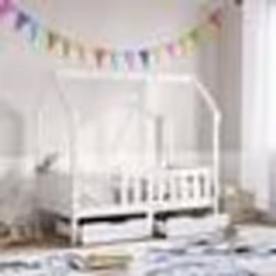 vidaXL Cadre de lit enfant avec tiroirs sans matelas 80x170 cm bois