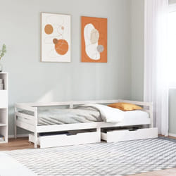 Vidaxl - Lit de jour avec tiroirs sans matelas 90x200 cm bois massif