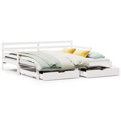 VidaXL 3302176 canapé lit sofa Blanc
