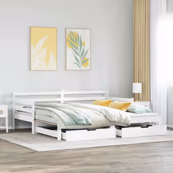 VidaXL 3302176 canapé lit sofa Blanc