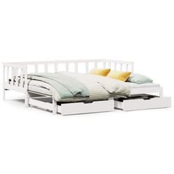 VidaXL 3302188 canapé lit sofa Blanc