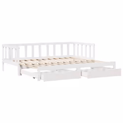 VidaXL 3302188 canapé lit sofa Blanc