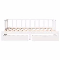 VidaXL 3302188 canapé lit sofa Blanc - Vue supplémentaire 4